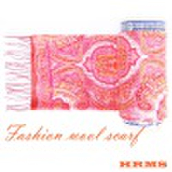 Fashion printed wool scarves