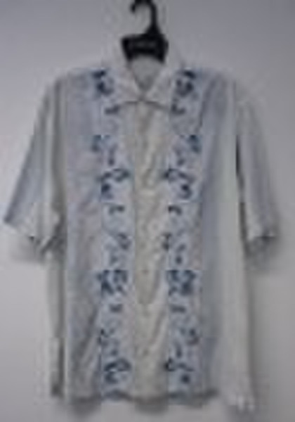 spun silk Men's shirt