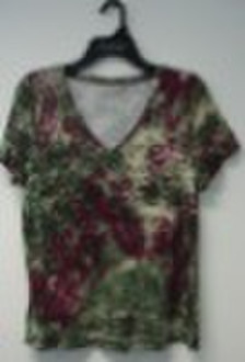 print cotton jersey shirt