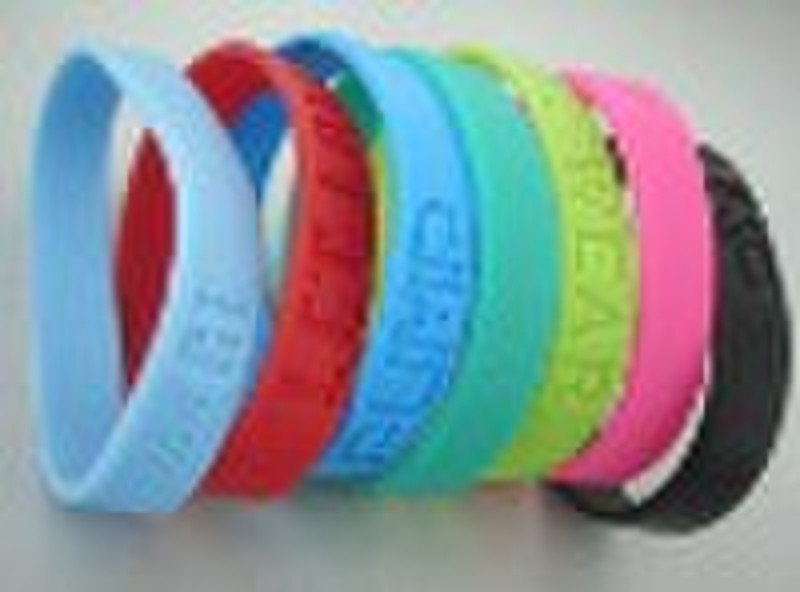 silicone bracelets/customized silicone bracelets/s