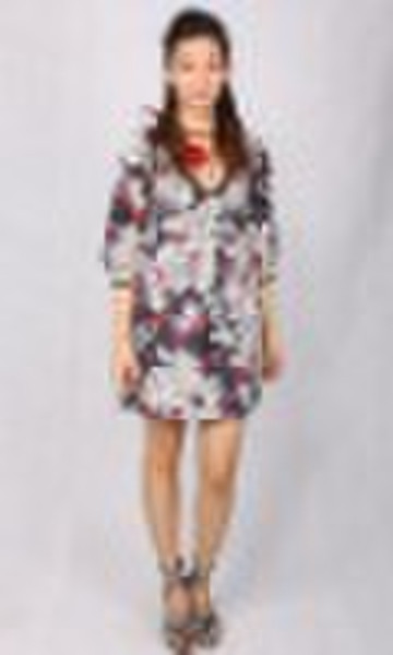 Mulberry silk women sexy dress