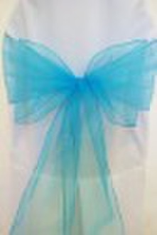 turquoise-organza sash