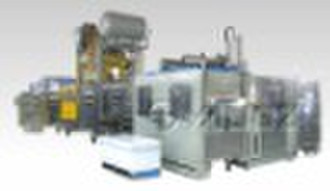 Multi-stations vacuum forming machine