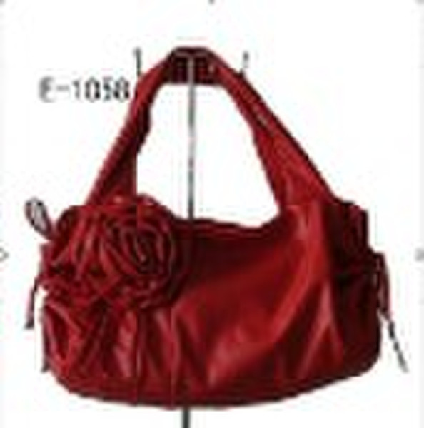 2010 red rose decorated lady fashion bag