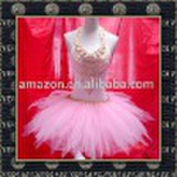 粉红色的芭蕾舞裙的
