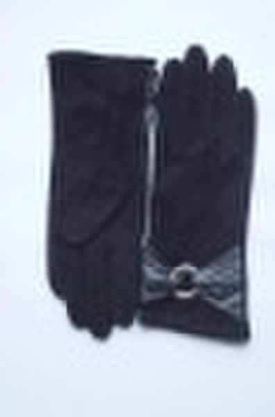 goatskin suede glove