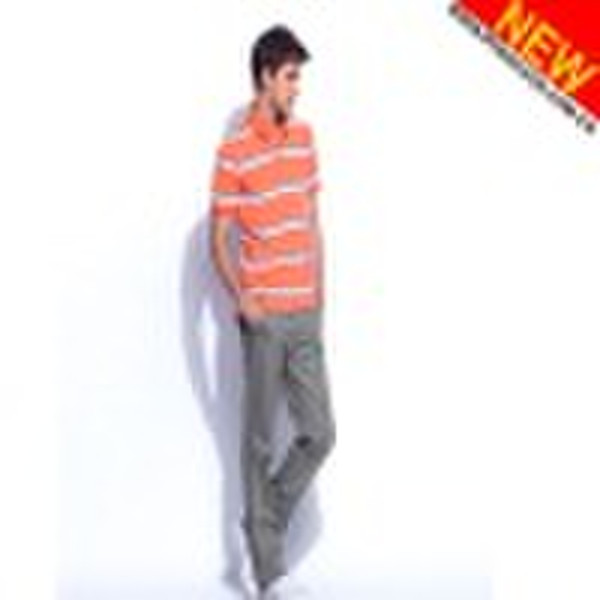 Stripe polo shirt