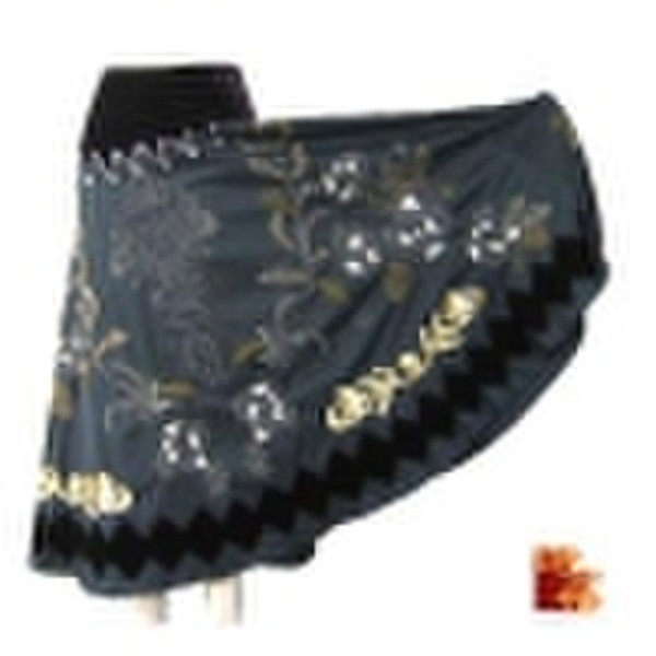 Ladies' beaded embroidery Skirt