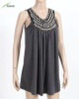 Beaded A-Linie Tanktop Tunika