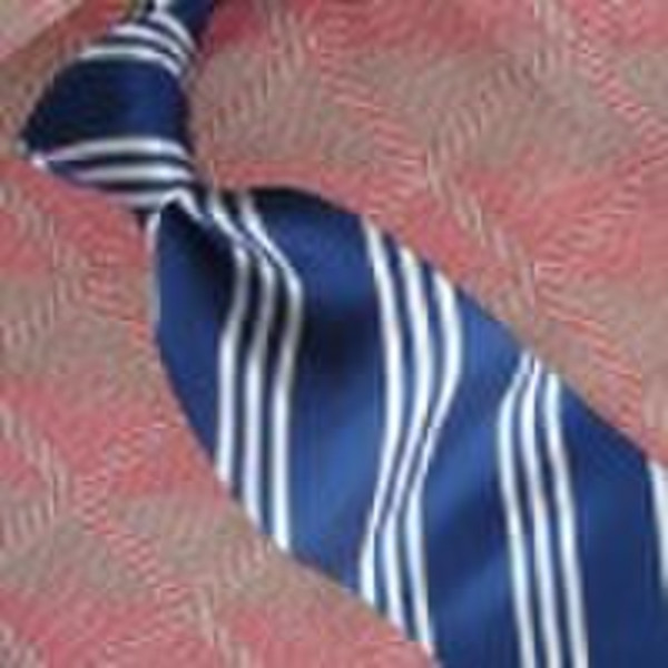 Stripe Men's Silk woven Necktie