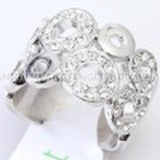 0.68ct 18K GP CZ Ring 082RW  Sz 5.5 - 9