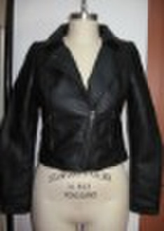 Ladies 100% pu fashion jacket