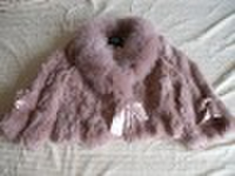 Fashion Rabbit Fur Coat