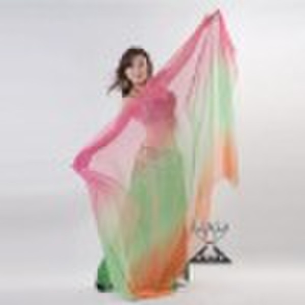 belly dance veils/immitation silk veil