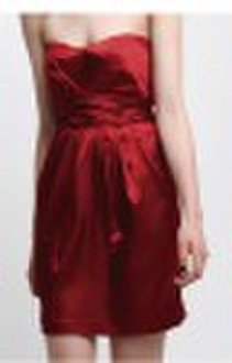 2010 Hot Red Satin-Kleid