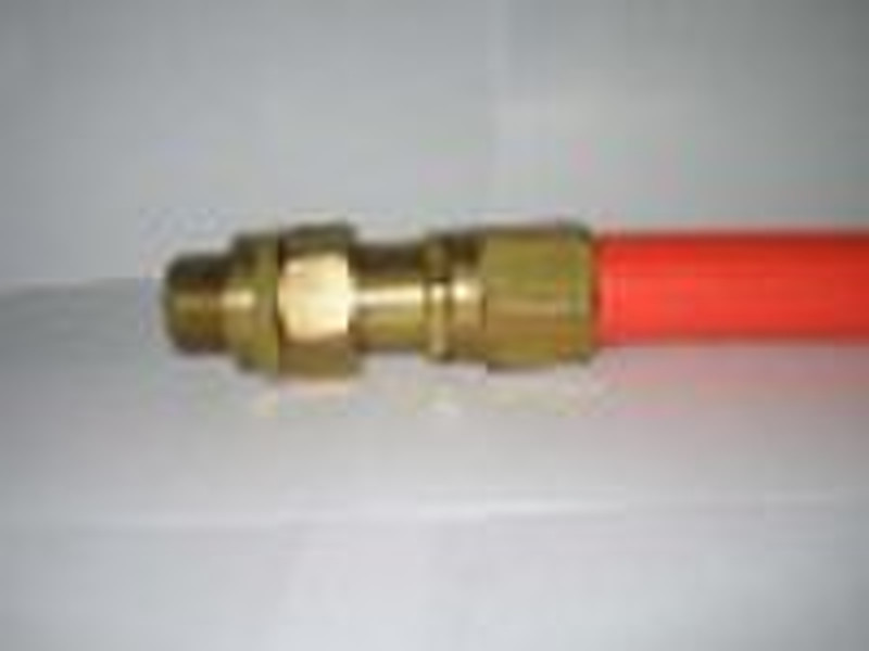 Copper water hose fitting