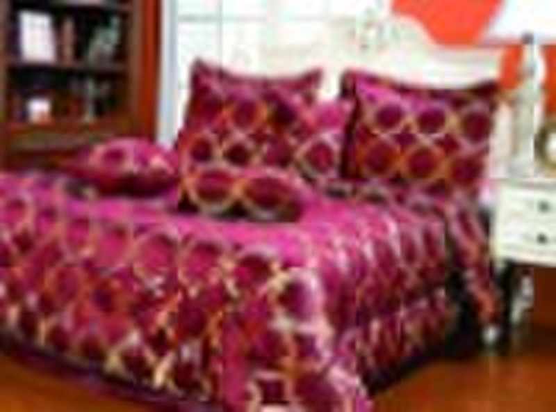 7pcs Jacquard Comforter Set