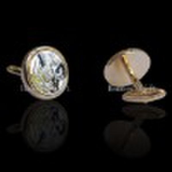 gold cufflink