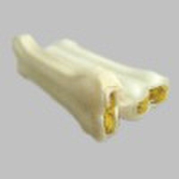 Bleached Rawhide Pressed Bone With Munchy Filled F