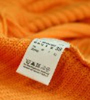 Sweater Printed Clothing Labels