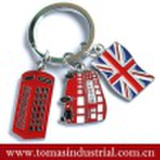 london souvenir key chain with charms