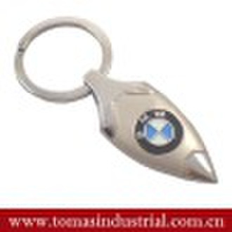 metal car logo promotional keyring