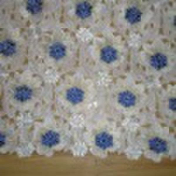 African Hand cut voile lace in stock