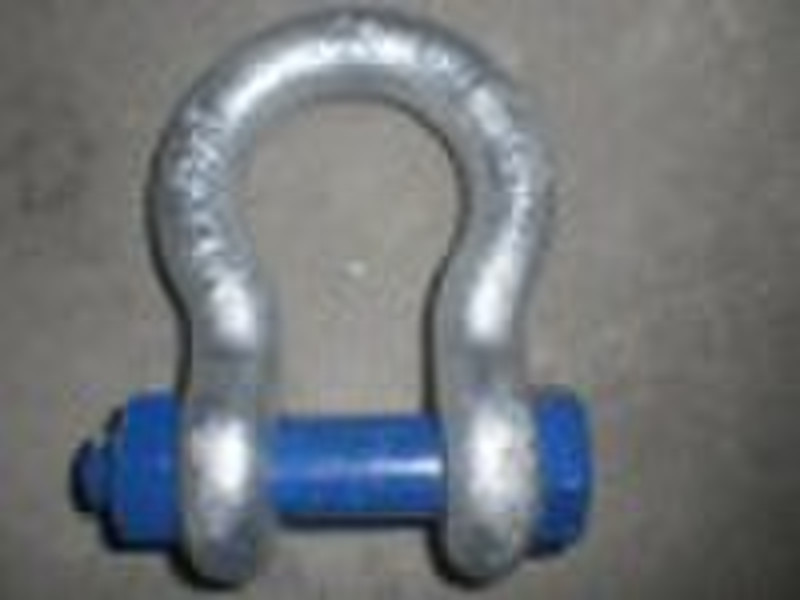 bolt type hot-dipped anchor shackle G2130