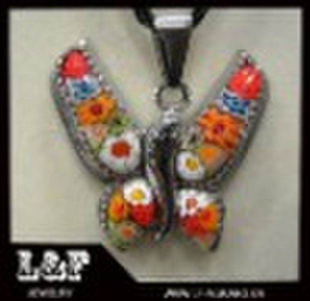 Millefiori Jewelry with Murano Glass and Stainless