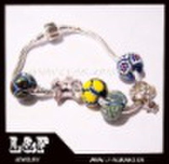 Fashin murano lampwork glass beads Pandora bracele