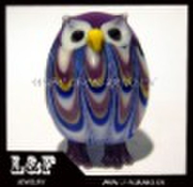 Owl Glass Animal  LF-GA91