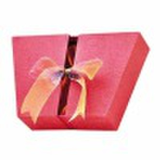 NSB-090 chocolate packing box with ribbon