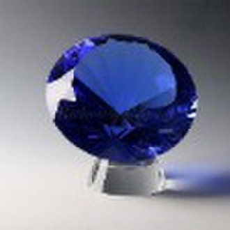 Crystal Diamond in Blue Color