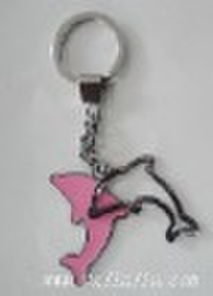 dolphin bay love  keychain