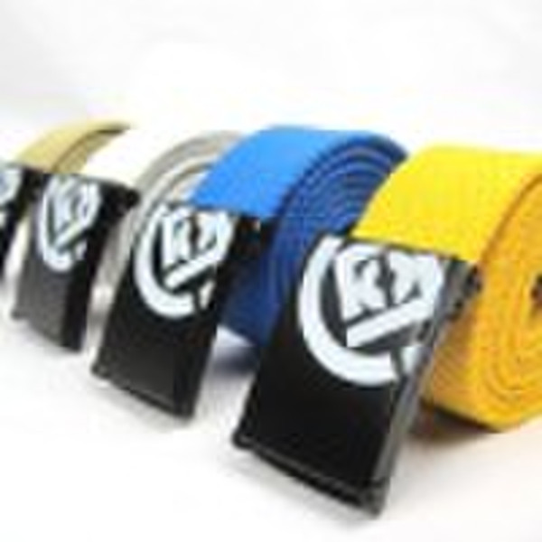 Men's Canvas Belt Pure Color HX0009