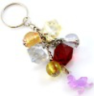 Fashion beaded Keychain for Promotion