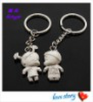 Metal key chains zinc alloy cute children style fo