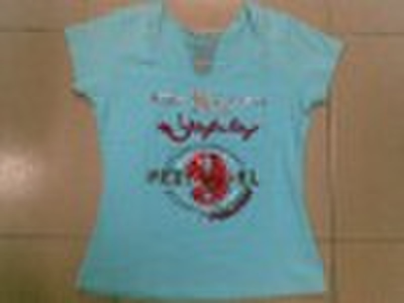 lady's rhinestones t-shirt