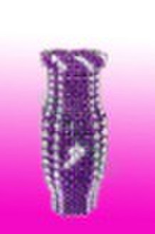 handmade crystal beads vase