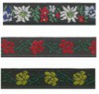 Jacquard Gurtband Blumen SJ005