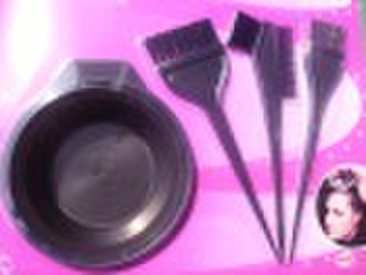 hair coloring brush and bowl set