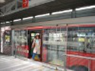 Transportation project automatic sliding doors