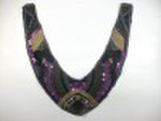 excellent fashion  collar with colored beads