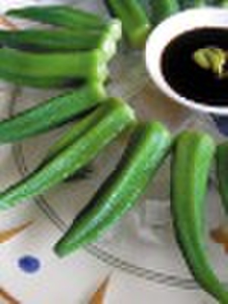 gefroren Okra