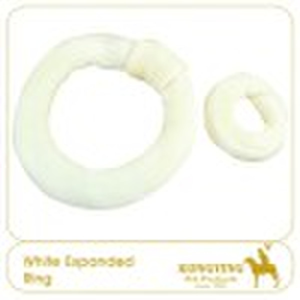 Rawhide dog Chews Expanded Ring