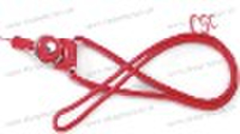 red fashion lanyard