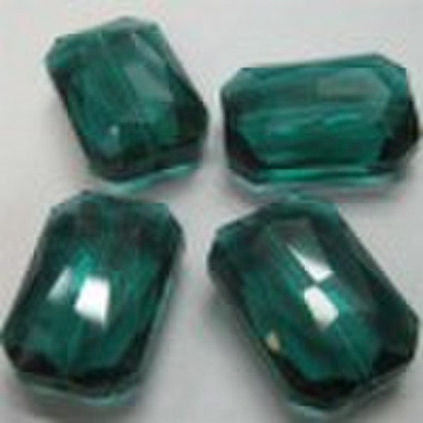 Rectangle crystal beads