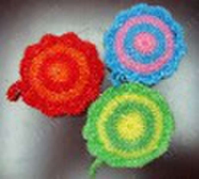 gestrickte Blume Geschirrtuch für Küche Wäsche / Wäsche