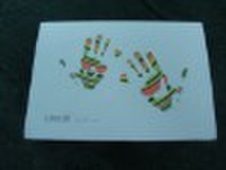 Musical card with spot uv