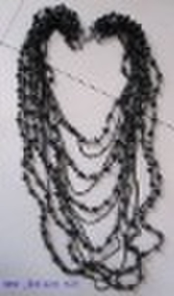 winter beaded fashion necklace